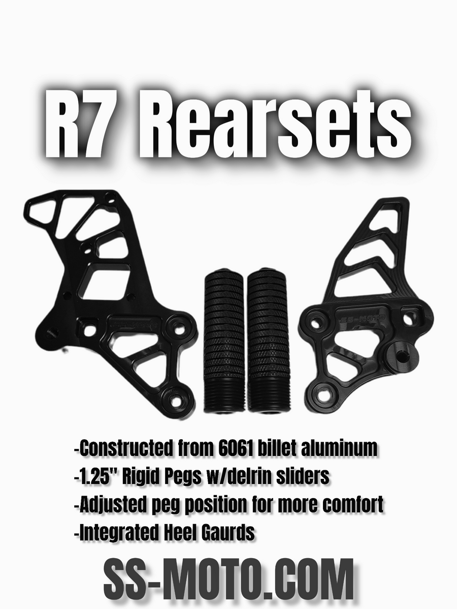 Rearsets with Solid Pegs - SS-MOTO 